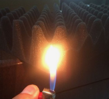 I ritardanti di fiamma sono utilizzati nei tessuti